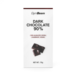 GymBeam Horká čokoláda 90% 70 g odhadovaná cena: 2.95 EUR