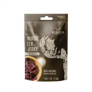 Renjer Sušené losie mäso Elk Jerky 12 x 25 g čierne korenie odhadovaná cena: 72.95 EUR