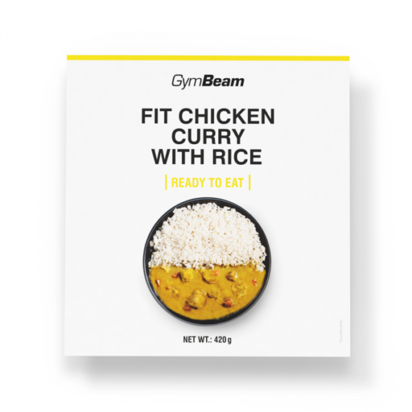 GymBeam FIT Kuracie kari s ryžou Ready to eat 6 x 420 g odhadovaná cena: 27.95 EUR