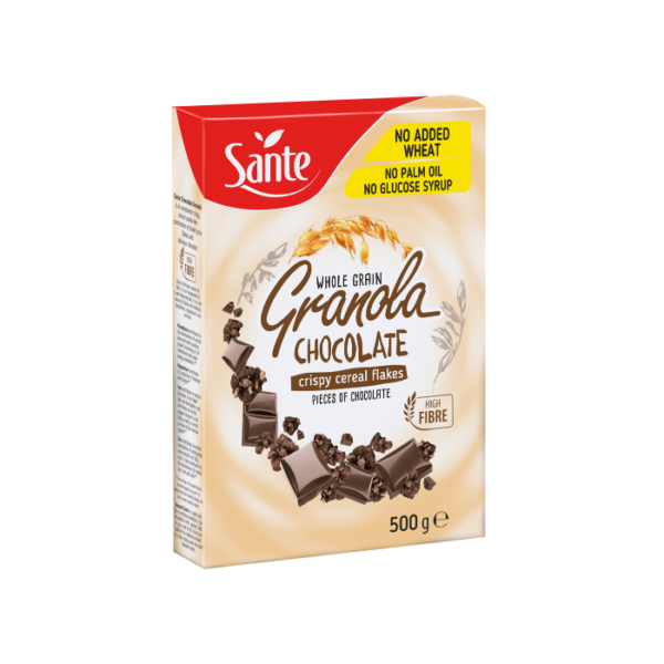 Sante Granola 500 g čokoláda odhadovaná cena: 2.5 EUR