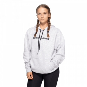 Better Bodies Hoodie Logo Light Grey Melange  M odhadovaná cena: 70.95 EUR
