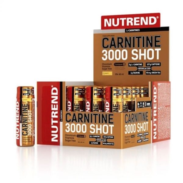 NUTREND Carnitine 3000 SHOT 60 ml pomaranč odhadovaná cena: 1.3 EUR