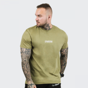GymBeam Tričko FIT Olive  S odhadovaná cena: 15.95 EUR
