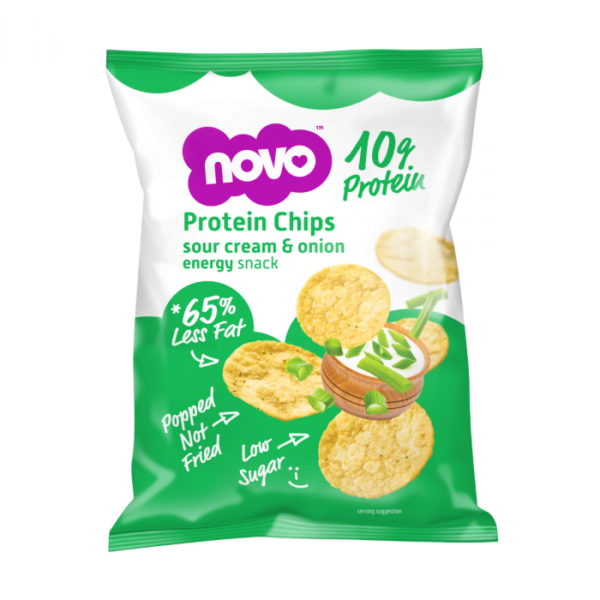 NOVO Protein Chips 30 g sladké thajské chili odhadovaná cena: 1.95 EUR