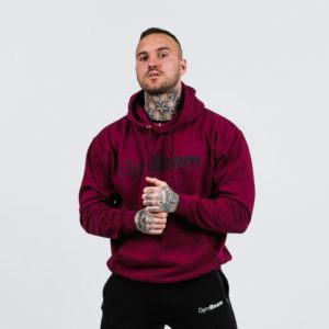 GymBeam Mikina PRO Hoodie Burgundy  S odhadovaná cena: 19.95 EUR