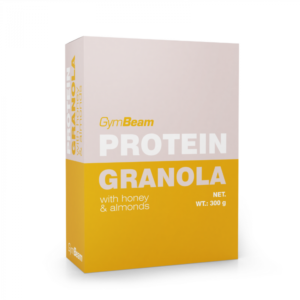 GymBeam Proteínová granola s medom a mandľami 300 g odhadovaná cena: 4.95 EUR
