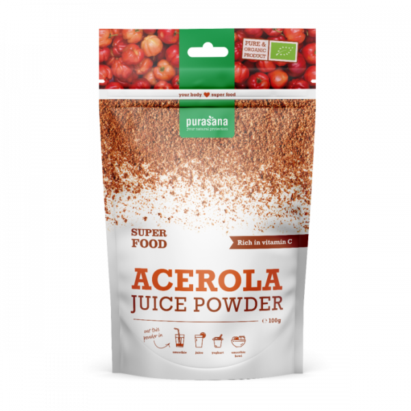 Purasana BIO Acerola Juice Powder 100 g odhadovaná cena: 15.95 EUR