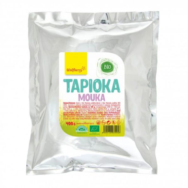 Wolfberry BIO Tapioková múka 400 g ODHADOVANÁ CENA: 2.2 EUR