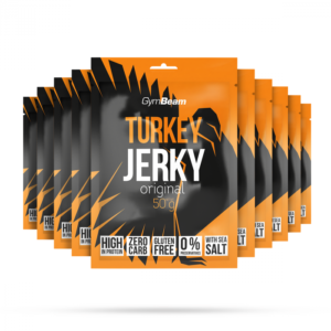 GymBeam Sušené mäso Turkey Jerky 10 x 50 g originál odhadovaná cena: 36.95 EUR