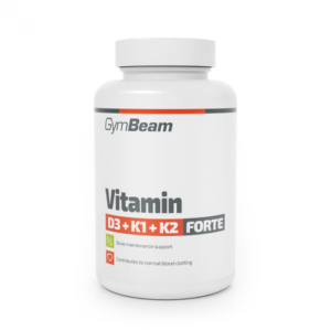 GymBeam Vitamin D3+K1+K2 Forte 120 kaps. odhadovaná cena: 13.95 EUR