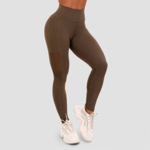 GymBeam Dámske legíny Mesh Panel olive  SS odhadovaná cena: 26.95 EUR