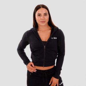 GymBeam Dámska mikina Zip-up TRN black  MM odhadovaná cena: 25.95 EUR