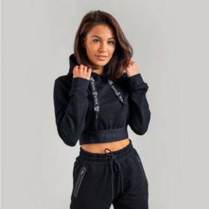 STRIX Dámska mikina Essential Cropped Hoodie Black  XS odhadovaná cena: 29.95 EUR
