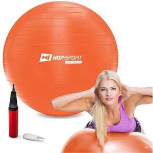 Gymnastická lopta s pumpou 65cm – oranžová odhadovaná cena: 10.90 EUR