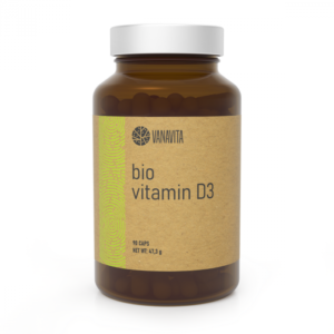VanaVita BIO Vitamín D3 90 kaps. odhadovaná cena: 12.95 EUR