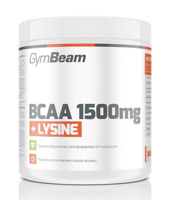 BCAA 1500 mg + Lysine od GymBeam 300 tbl. odhadovaná cena: 16,95 EUR