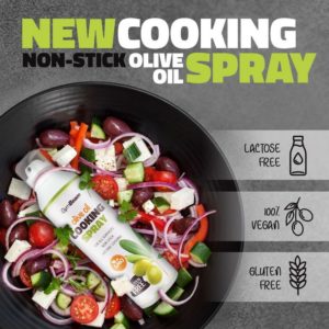 Sprej na pečenie: Olive Oil Cooking Spray – GymBeam 201 g odhadovaná cena: 5,95 EUR