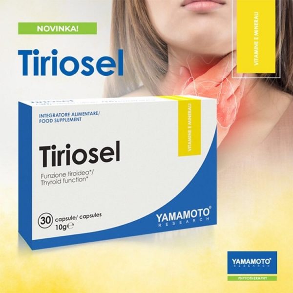Tiriosel (podporuje fungovanie štítnej žlazy) – Yamamoto 30 kaps. odhadovaná cena: 11,90 EUR