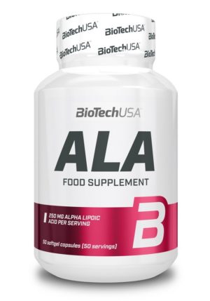 ALA Alpha Lipoic Acid – Biotech USA 50 kaps. odhadovaná cena: 13,90 EUR