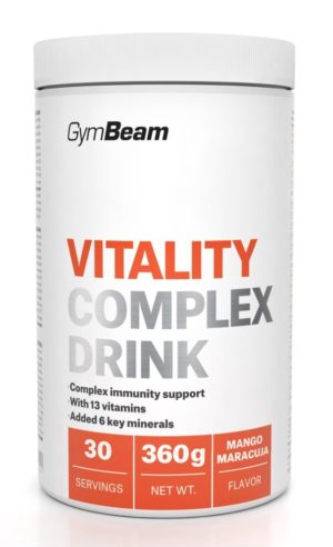 Vitality Complex Drink – GymBeam 360 g Mango Maracuja odhadovaná cena: 13,95 EUR