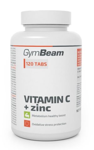 Vitamin C+Zinc – GymBeam 120 tbl. odhadovaná cena: 5,95 EUR