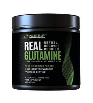Real Glutamine od Self OmniNutrition 250 g odhadovaná cena: 18,90 EUR