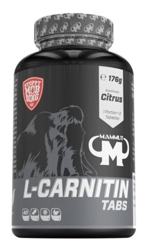 L-Carnitin Tabs (Rozpustné tablety na cmúľanie) – Mammut Nutrition 80 tbl. Citrus odhadovaná cena: 11,90 EUR