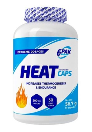 Heat Caps – 6PAK Nutrition 90 kaps. ODHADOVANÁ CENA: 13,90 EUR