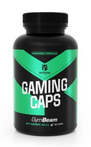 Entropiq Gaming Caps – GymBeam 60 kaps. odhadovaná cena: 22,90 EUR