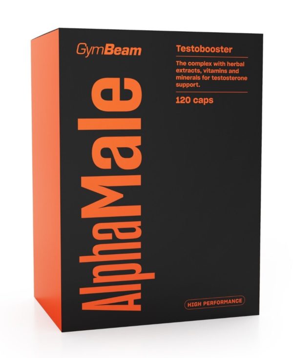 AlphaMale TestoBooster – GymBeam  120 kaps. odhadovaná cena: 14,95 EUR