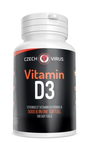 Vitamin D3 – Czech Virus 30 softgels odhadovaná cena: 4,90 EUR