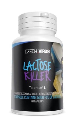 Lactose Killer  – Czech Virus 60 kaps. odhadovaná cena: 12,90 EUR