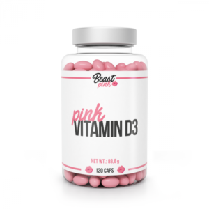 BeastPink Pink Vitamín D3 120 kaps. odhadovaná cena: 8.95 EUR