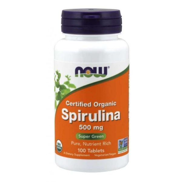 NOW Foods Spirulina 500 mg 200 tab. odhadovaná cena: 10.5 EUR