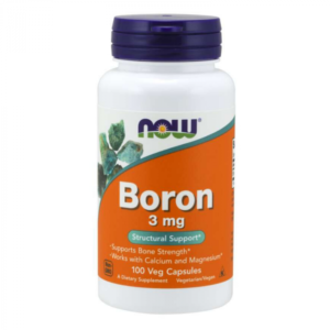 NOW Foods Boron 3 mg 100 kaps. odhadovaná cena: 6.95 EUR