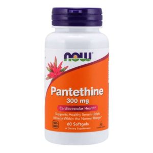 NOW Foods Pantethine 300 mg 60 kaps. odhadovaná cena: 26.95 EUR