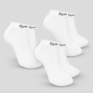 GymBeam Ponožky Ankle Socks 3Pack White  XL/XXL odhadovaná cena: 6.95 EUR