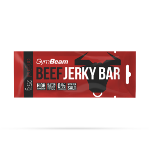 GymBeam Beef Jerky Bar 25 g korenistá príchuť odhadovaná cena: 1.8 EUR