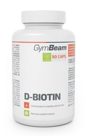 D-Biotin (Vitamin B7) – GymBeam 90 kaps. odhadovaná cena: 4,95 EUR