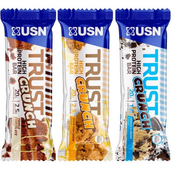 Tyčinka: Trust Crunch – USN 60 g Cookies and Cream odhadovaná cena: 2,90 EUR