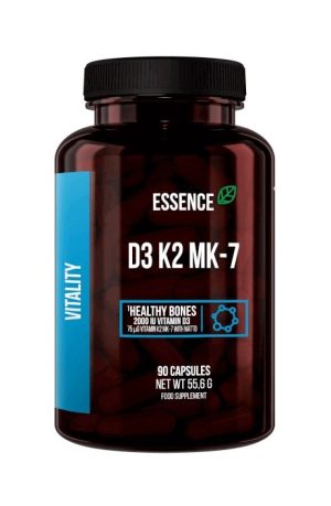 D3 K2 MK-7 – Essence Nutrition 90 kaps. odhadovaná cena: 13,90 EUR