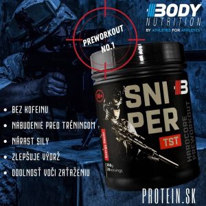 Sniper TST – Body Nutrition 300 g Energy odhadovaná cena: 29,90 EUR