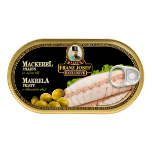 Franz Josef Kaiser Makrela filety v olivovom oleji 170 g odhadovaná cena: 2.95 EUR