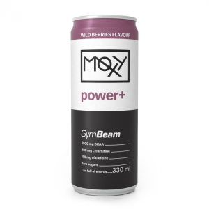 GymBeam MOXY power+ Energy Drink 320 g330 ml jahodová limonáda odhadovaná cena: 1.2 EUR
