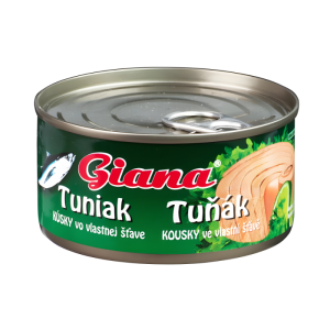 Giana Tuniak vo vlastnej stave 170 g prírodná chuť odhadovaná cena: 1.95 EUR