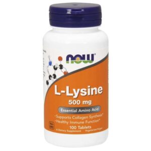 NOW Foods L-Lysine 100 tab. odhadovaná cena: 7.95 EUR