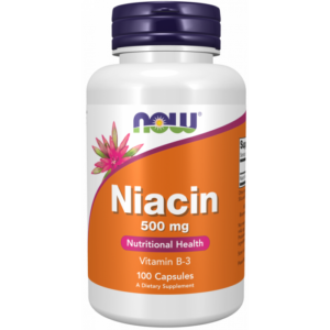 NOW Foods Niacin (Vitamín B3) 100 kaps. odhadovaná cena: 9.95 EUR