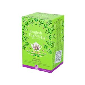 English Tea Shop Čaj Zelený s jasmínom a kvetom bazy 40 g odhadovaná cena: 3.95 EUR
