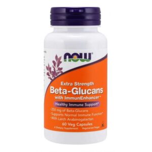 NOW Foods Beta-Glucans with ImmunEnhancer™ 60 kaps. odhadovaná cena: 16.95 EUR