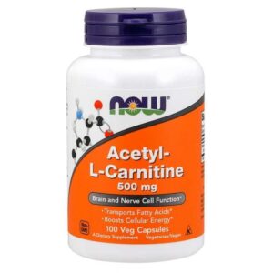 NOW Foods Acetyl L-Karnitín 500 mg 100 kaps. odhadovaná cena: 16.95 EUR